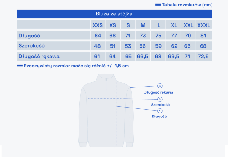 Bluza ze stójką MerchUp MerchUp