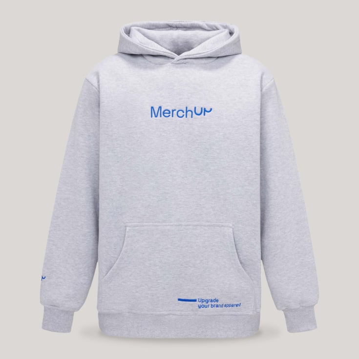 Corporate clothing prototype, MerchUp corporate sweatshirt with logo